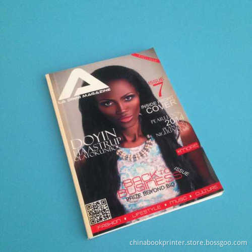 full color printed custom cheap magazine/fashion magazine